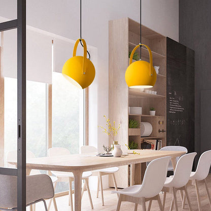 Ambient Bedroom Glow Spherical Art Deco Pendant Light