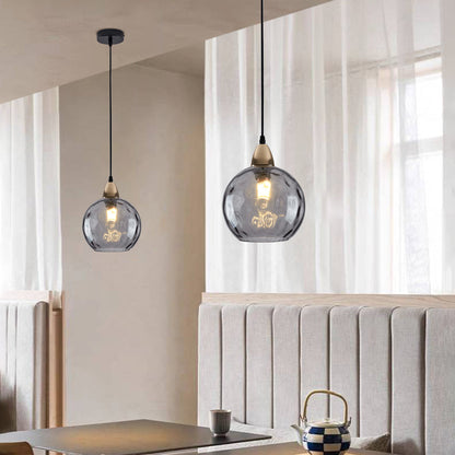 Water Ripple Effect Glass Pendant Light