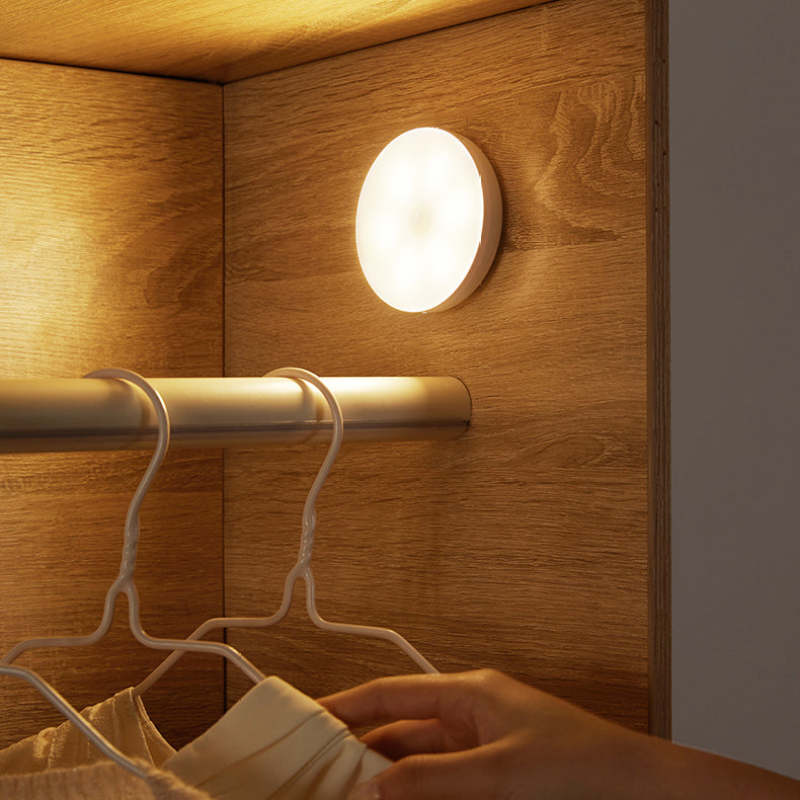 USB Power Indoor Wall Light With Magnetic Sensor