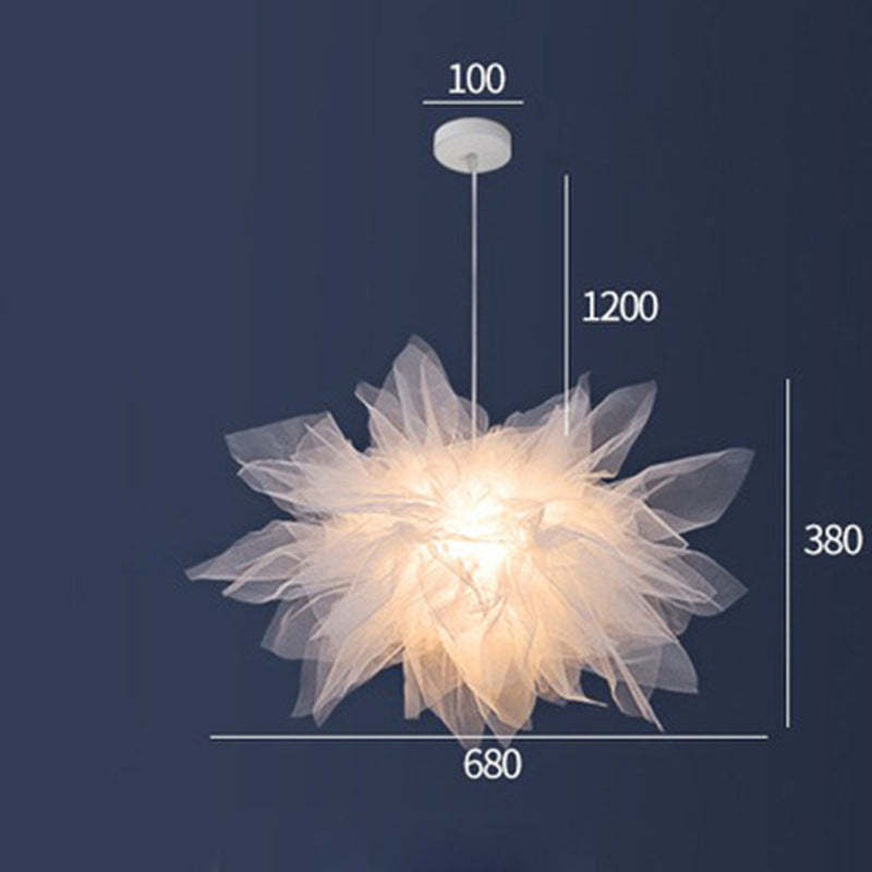 Soft Ambient Glow Fabric Pendant Light