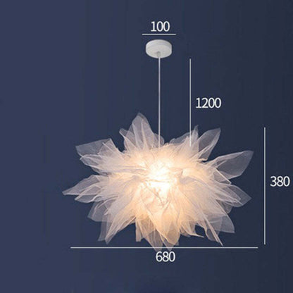 Soft Ambient Glow Fabric Pendant Light