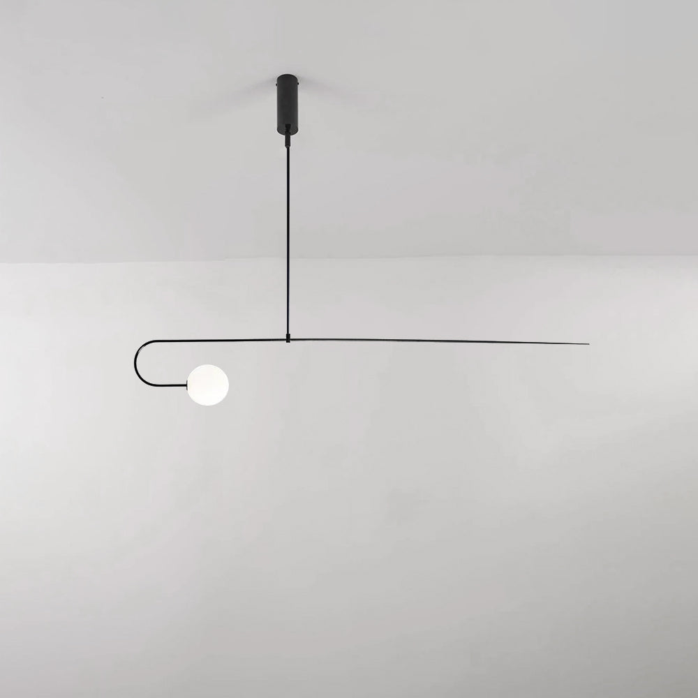 Black Modern Ambience Arisha Linear Pendant Light