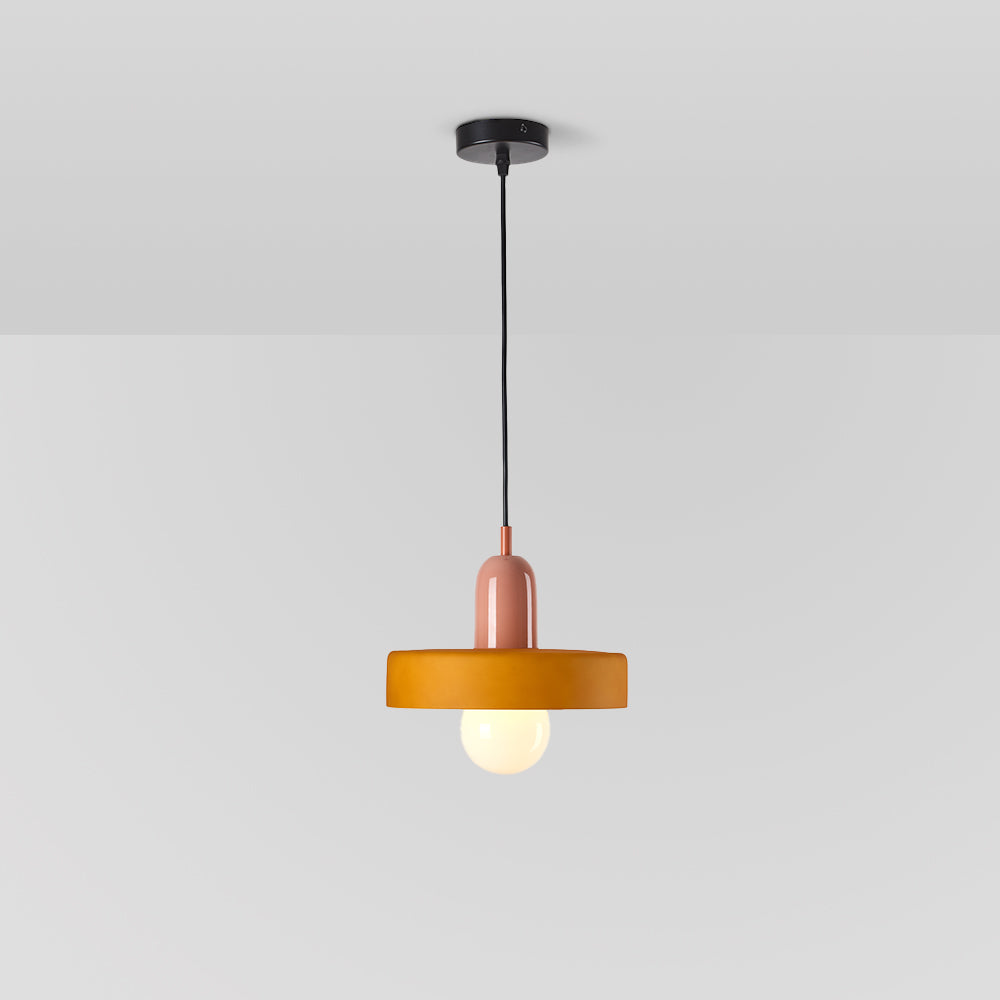 Warm Glow Vintage Glass Pendant Light