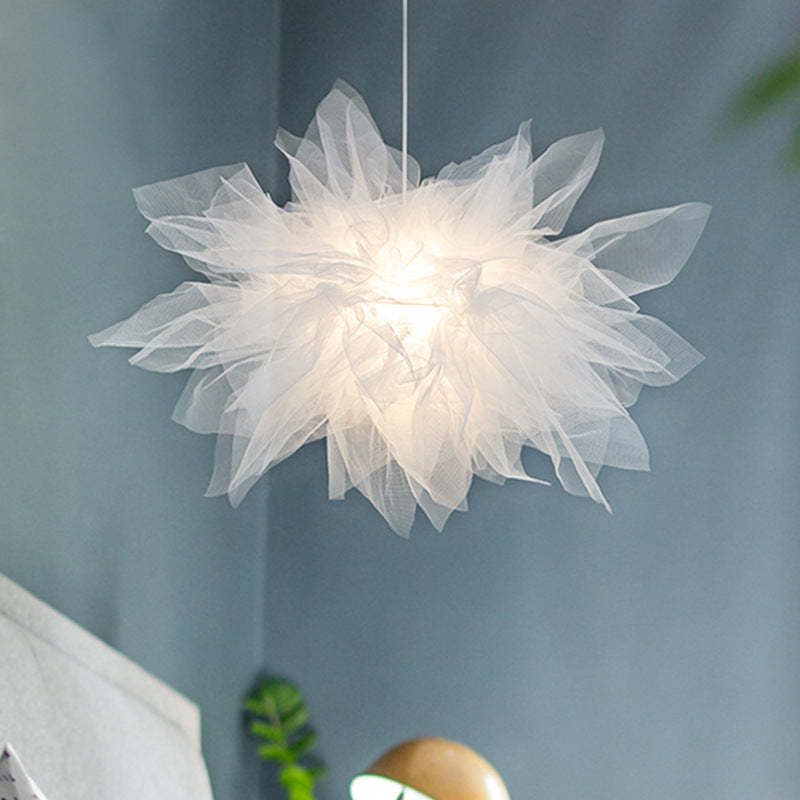 Soft Ambient Glow Fabric Pendant Light