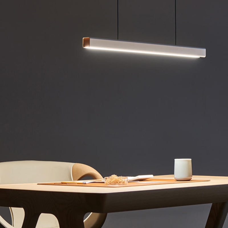 Pendant Light Linear Monochrome Dimmable For Room Dining