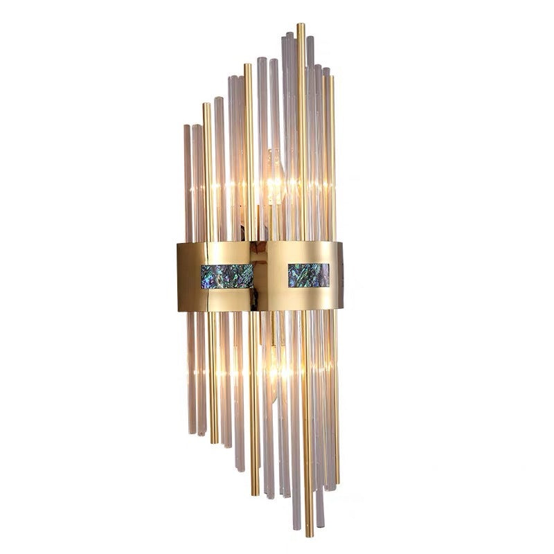 Warm White Dimmable 18cm Diameter Bedside Light Crystal Wall Lamp