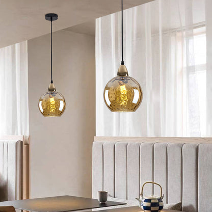 Water Ripple Effect Glass Pendant Light