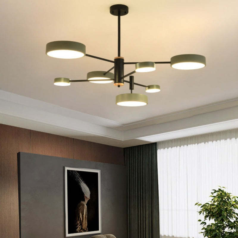 Warm Glow Pendant Light With Metal Frame Elegant