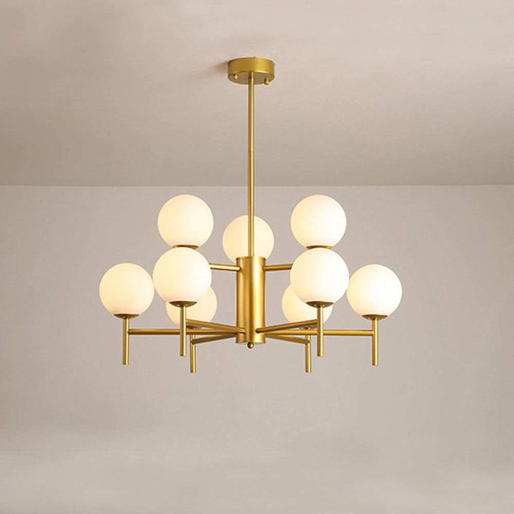 Pendant Glass Globe Light Elegant With Warm Glow