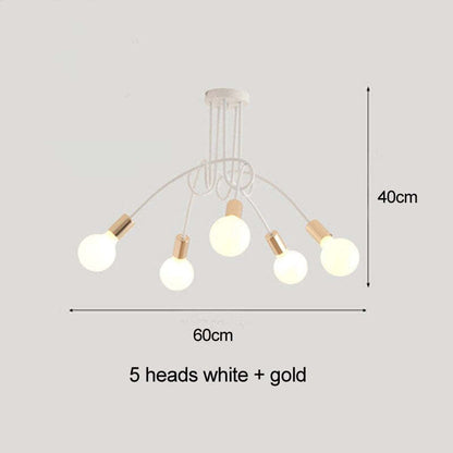 Metal Linear NovaLine Ceiling Curve Light For Living And Dining Rooms