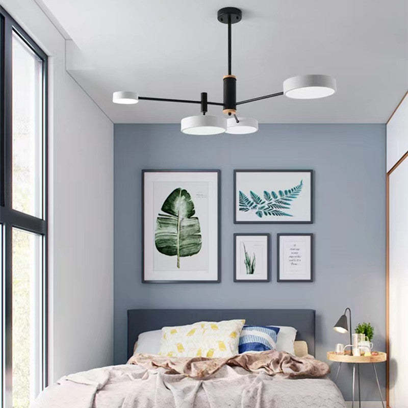 Warm Glow Pendant Light With Metal Frame Elegant