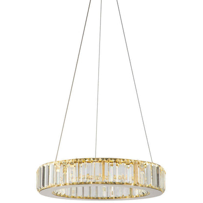 Elegant Ambience Round Crystal Pendant Light