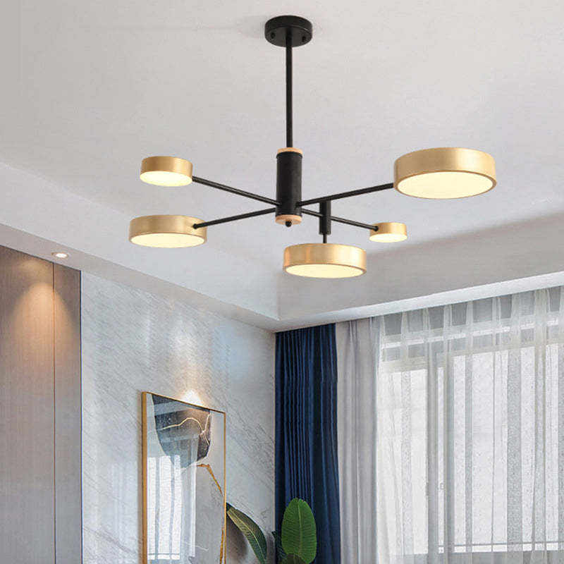 Warm Glow Pendant Light With Metal Frame Elegant