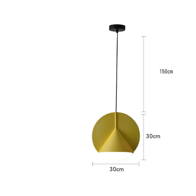 Pendant Light With Even Illumination Terrazzo Resin