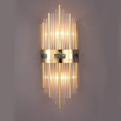 Warm White Dimmable 18cm Diameter Bedside Light Crystal Wall Lamp