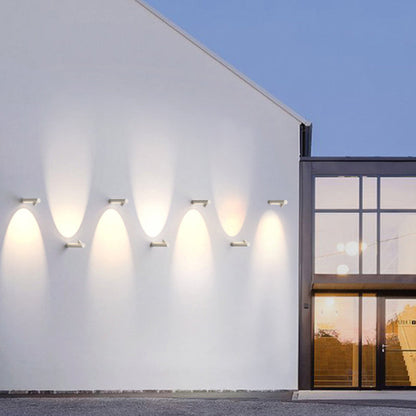 White And Black Contemporary Outdoor Waterproof Wall Light