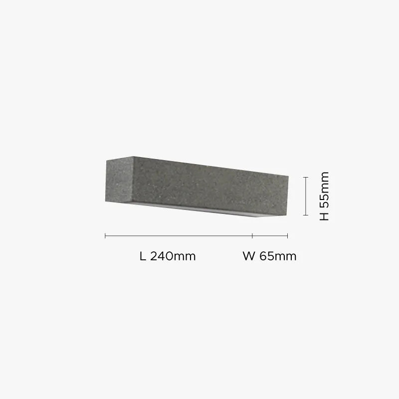 Outdoor Monochrome Led Wall Light For Exterior Use