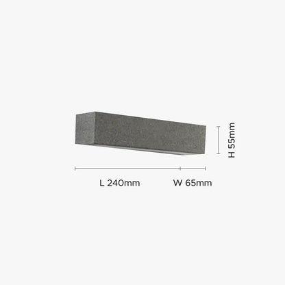 Outdoor Monochrome Led Wall Light For Exterior Use