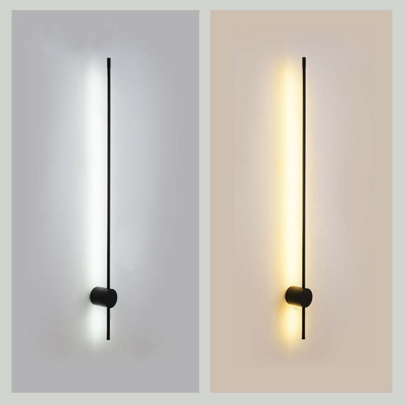 Minimalist LED Black Wall Reading Lamp Lumenline