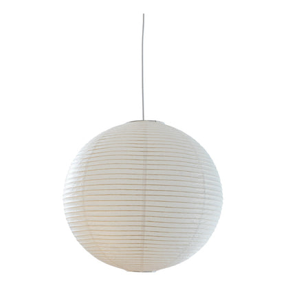 Pendant Light With Warm Glow WabiSabi Paper Globe