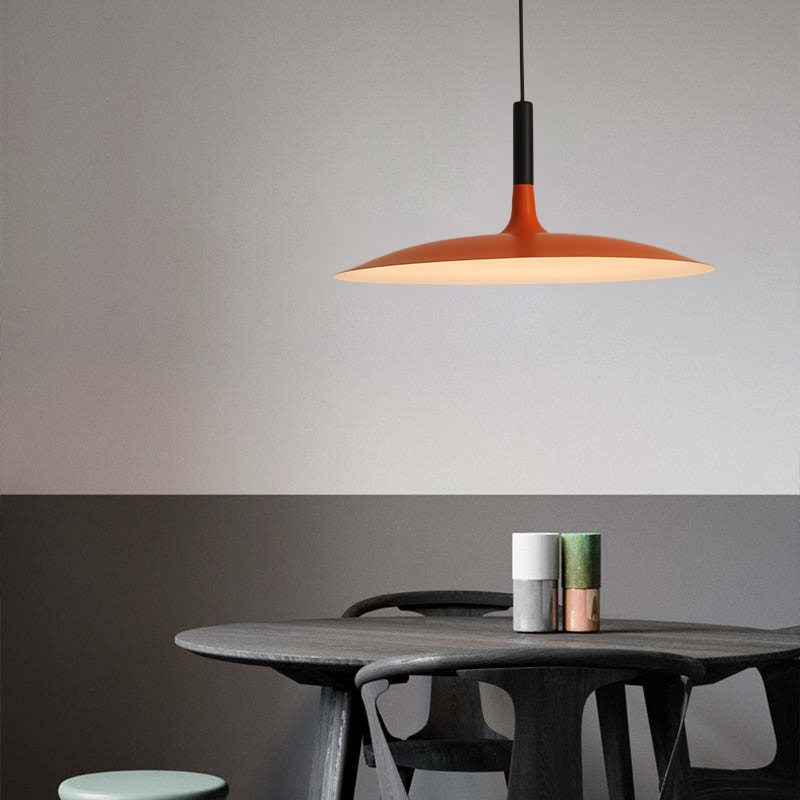 Pendant Light With Warm Ambience Plate Shape