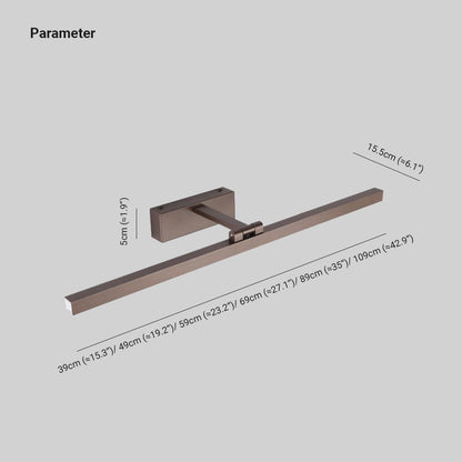 Bathroom Metal Wall Light LED Rotatable Vanity
