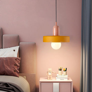 Warm Glow Vintage Glass Pendant Light