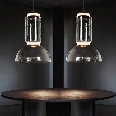 Living Room Ambience Warm White Glass Pendant Light