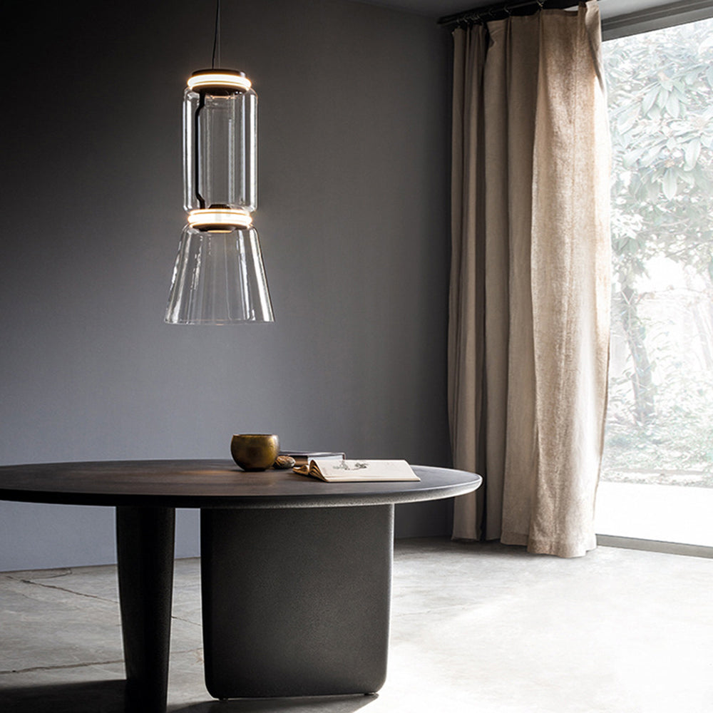Living Room Ambience Warm White Glass Pendant Light