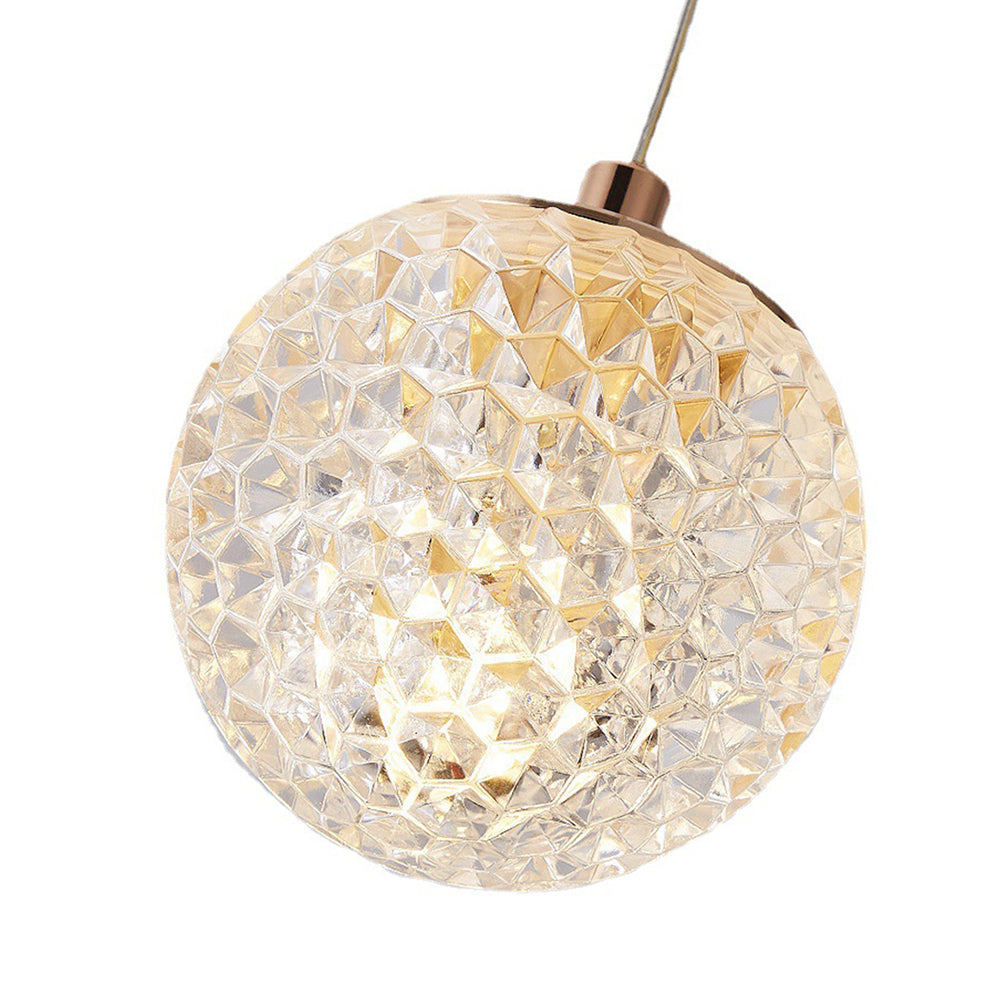 Modern Flair Pendant Light With Gold Art Deco