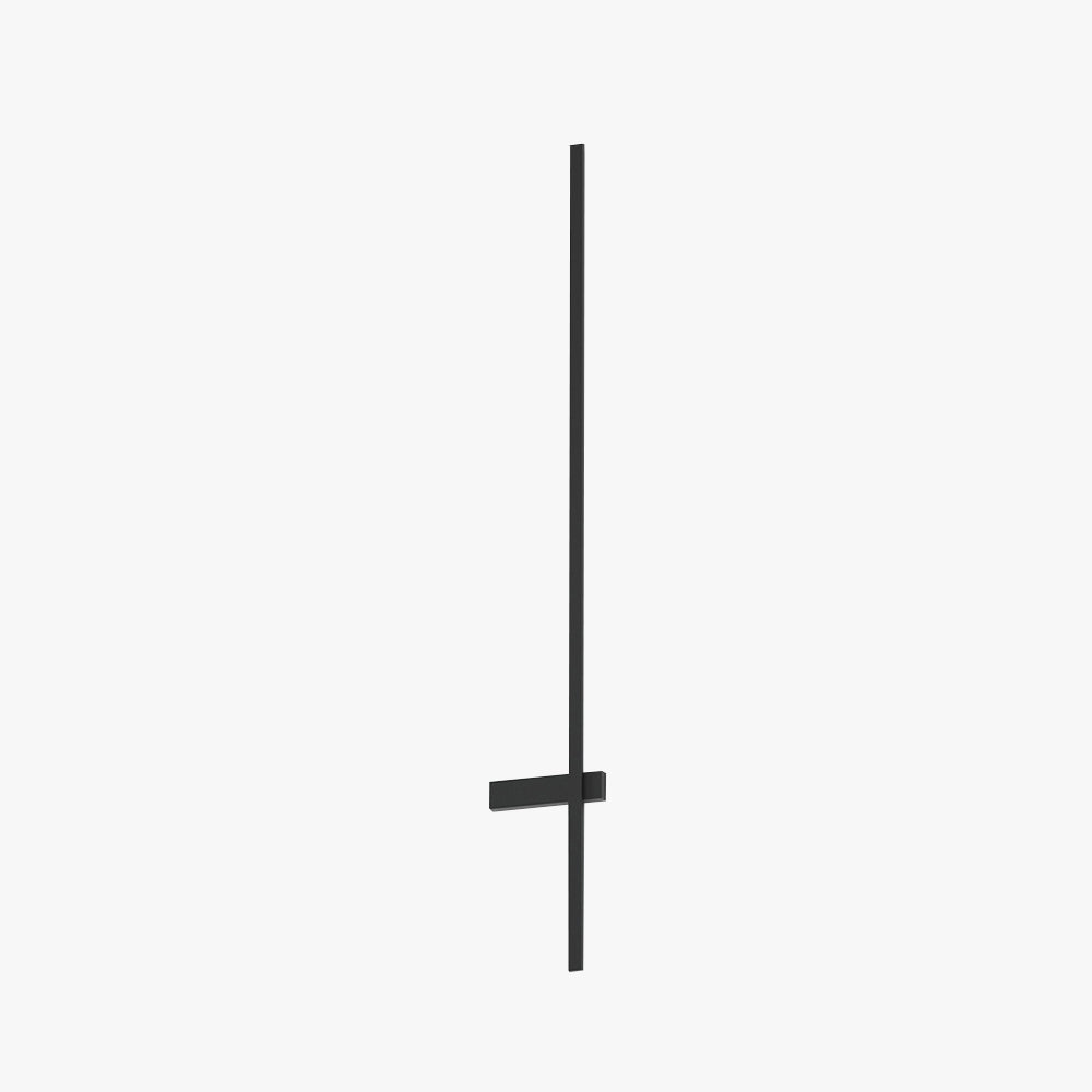 Black Outdoor Linear Wall Duo Minimalist Light