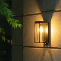 IP65 Waterproof Outdoor Wall Light Solara Rectangular Solar Glass