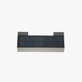 Black Waterproof Outdoor Solar Rectangular Wall Light