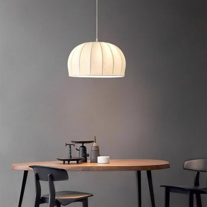 Pendant Dome Fabric Lamp White For Ambient Soft Lighting