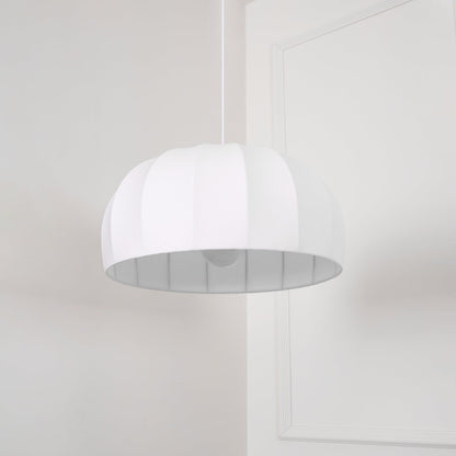 Pendant Dome Fabric Lamp White For Ambient Soft Lighting
