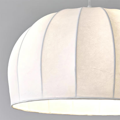 Pendant Dome Fabric Lamp White For Ambient Soft Lighting