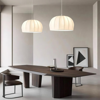 Pendant Dome Fabric Lamp White For Ambient Soft Lighting