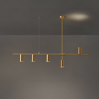 Adjustable Height Linear Pendant Lights