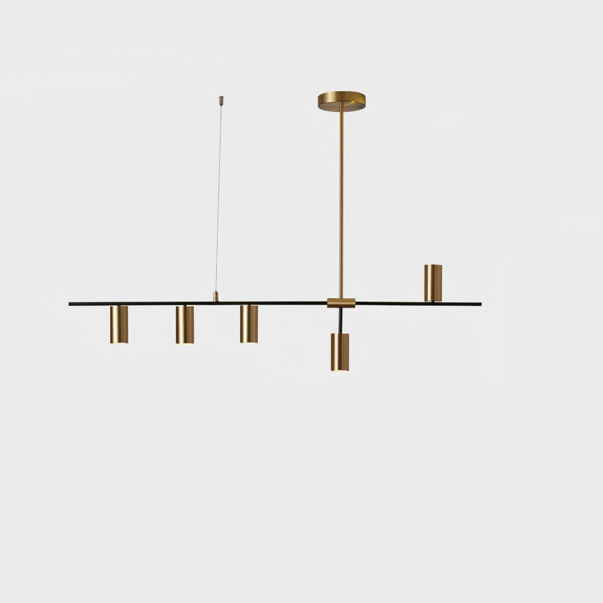 Adjustable Height Linear Pendant Lights