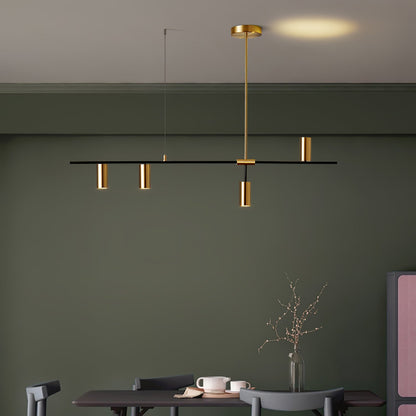 Adjustable Height Linear Pendant Lights