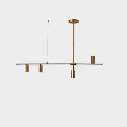 Adjustable Height Linear Pendant Lights