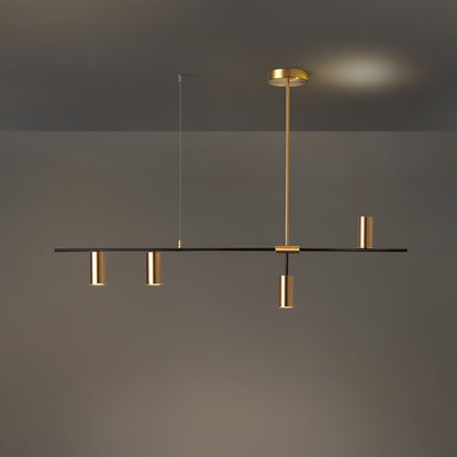 Adjustable Height Linear Pendant Lights