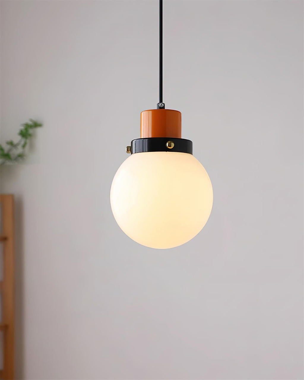 Dimmable Glass Globe Pendant Light