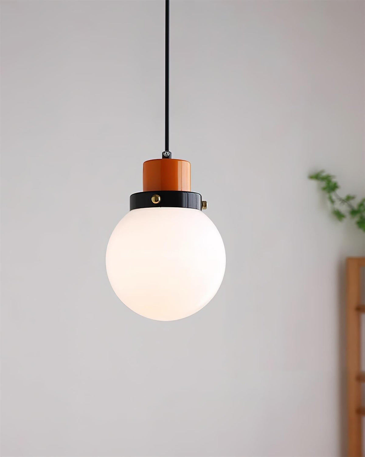 Dimmable Glass Globe Pendant Light