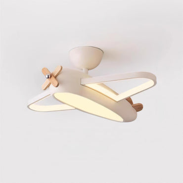 Ceiling Light With Integrated LED For Airplane Themed Kids Room
