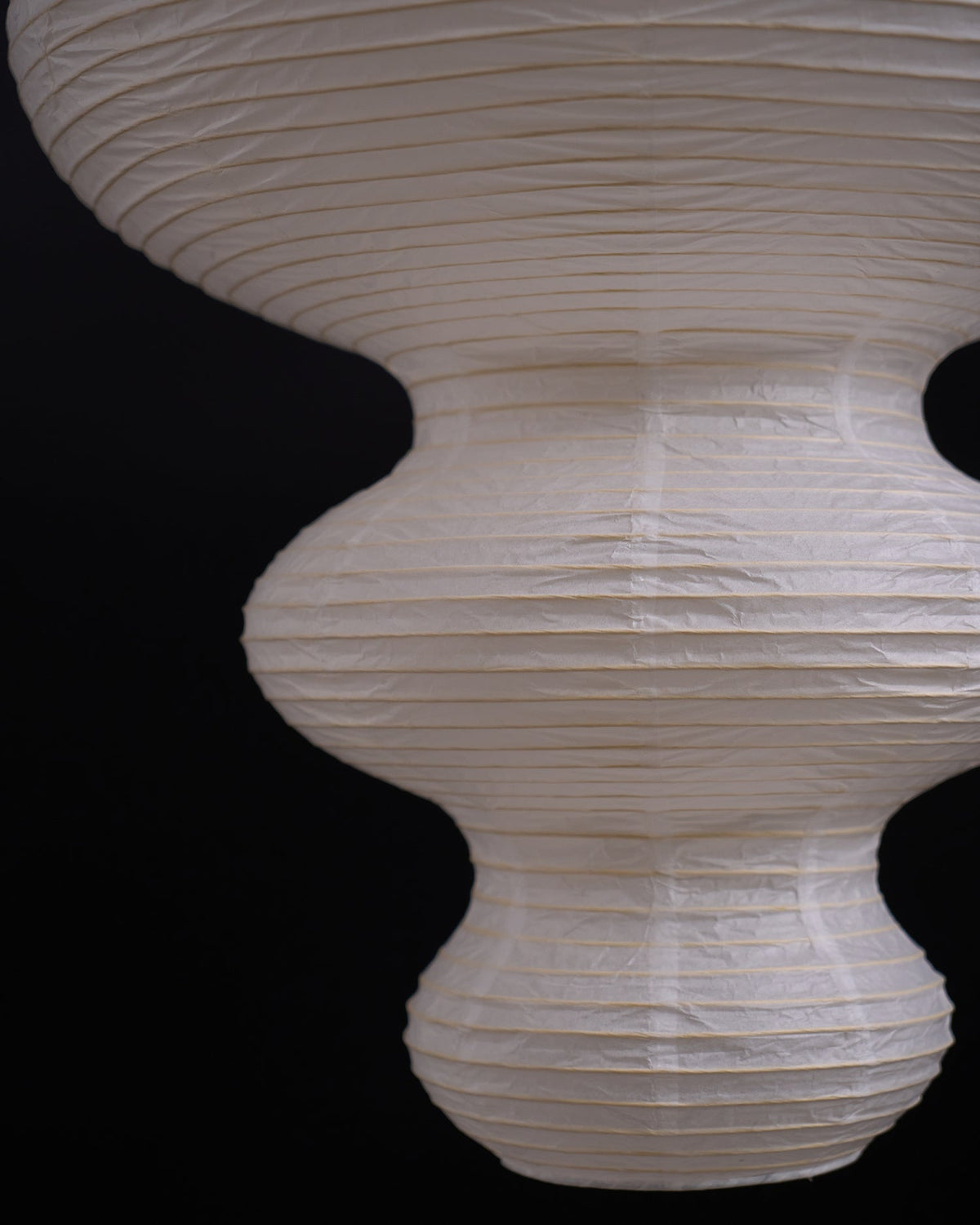 Dimmable Soft Ambient Pendant Lamp Featuring White Paper Shade
