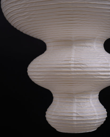 Dimmable Soft Ambient Pendant Lamp Featuring White Paper Shade