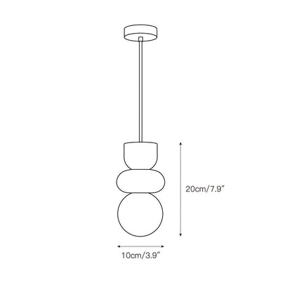 Warm Ambience Brass Body Alabaster Pendant Light