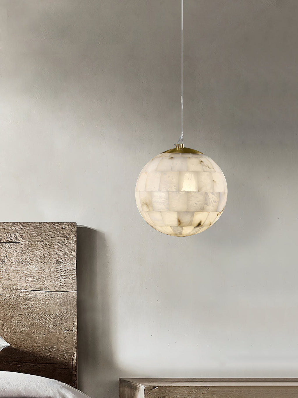 Pendant Light With Soft Glow Alabaster