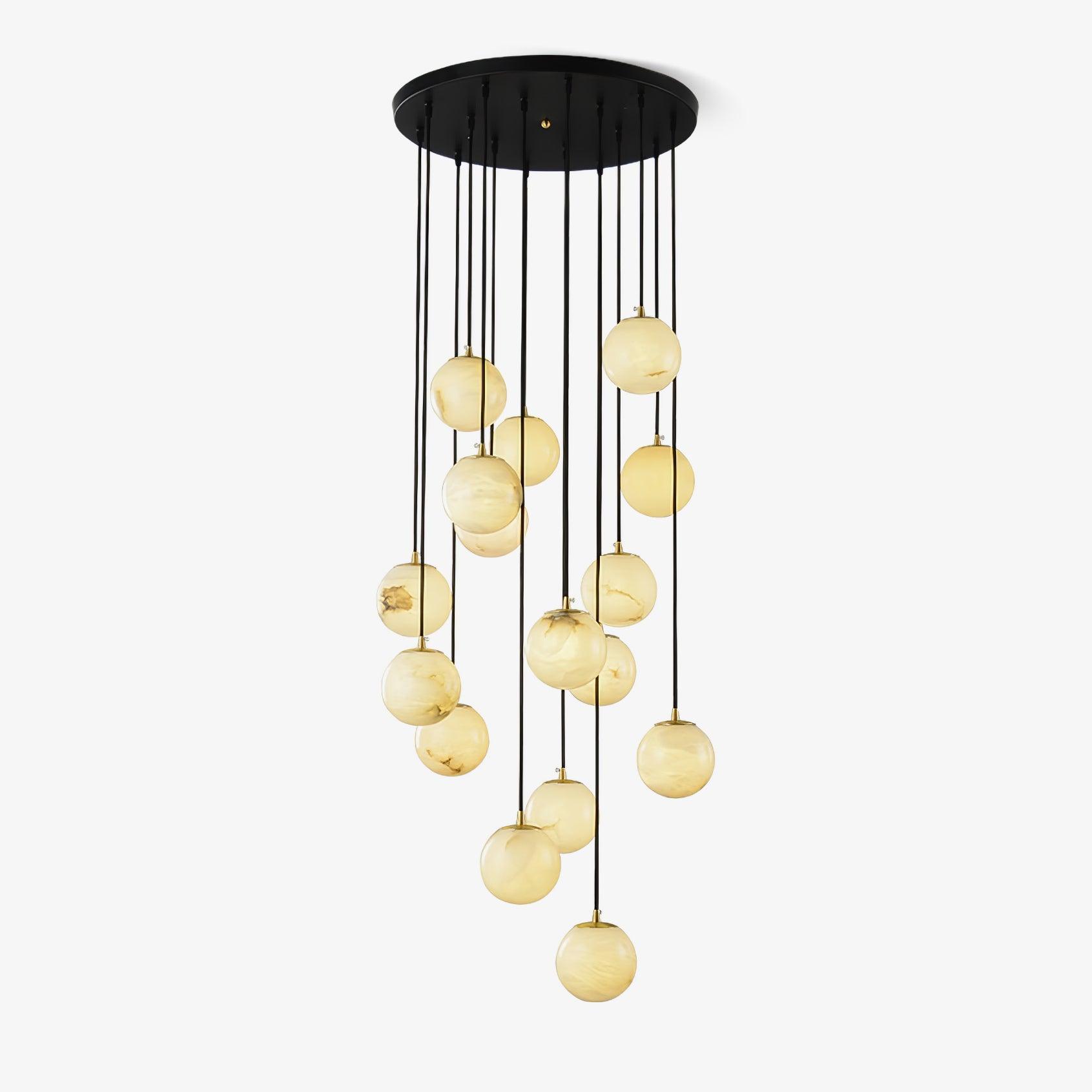 Ambient Glow Alabaster Pendant Light